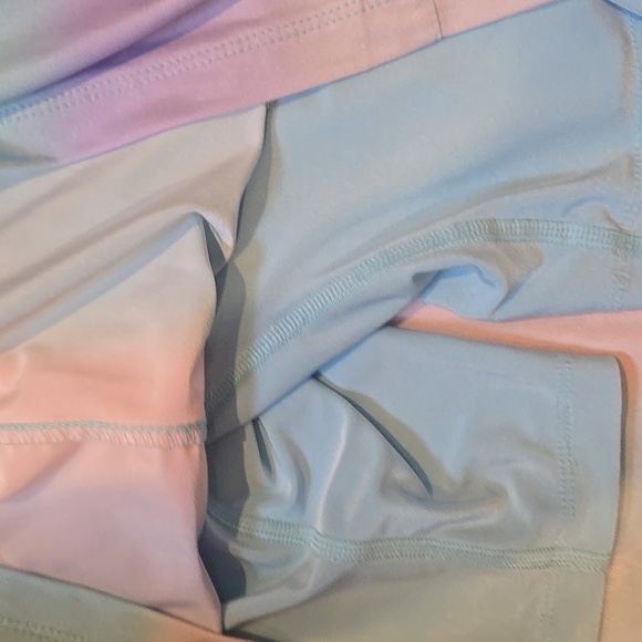 Jamie Sadock Unique Multi-Color Pastel Ombre Leisure Skort with Zipper Pockets - Picture 10 of 10